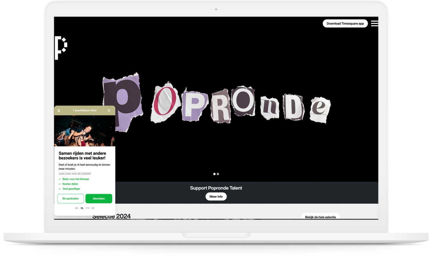 Popronde macbook mockup